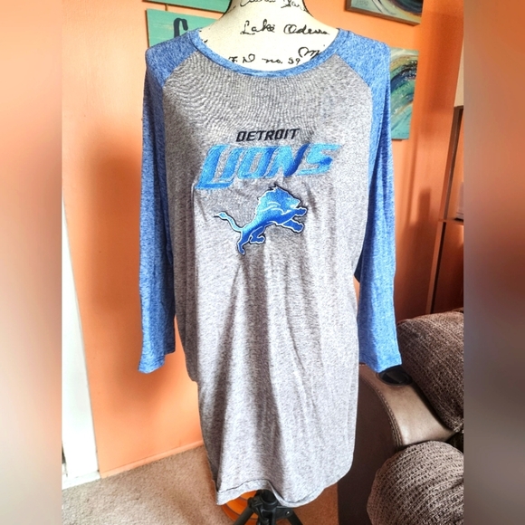 Tops - Detroit Lions raglan tunic